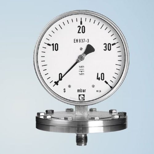 Абсолютный манометр - PAKU 160 - Schmierer GmbH - со шкалой / резьбовой / с фланцем