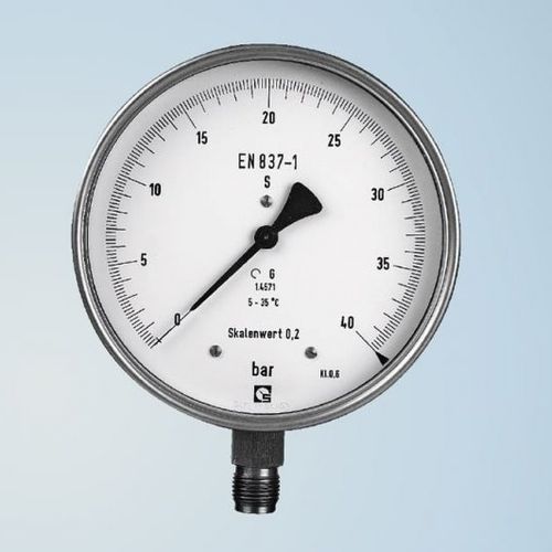Манометр со шкалой - F 250 - Schmierer GmbH - резьбовой / G 1/2 / BSP 1/2