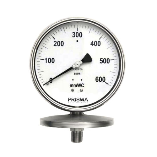 Манометр со шкалой - DSPG - Prisma Instruments - резьбовой / с фланцем / NPT 1/2