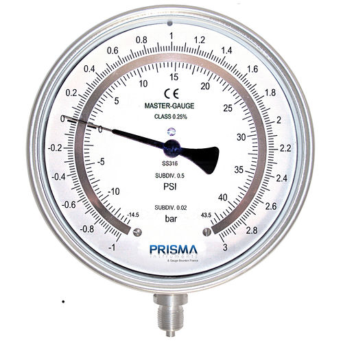 Манометр с двойной шкалой - MPG - Prisma Instruments - со шкалой / резьбовой / NPT 1/2