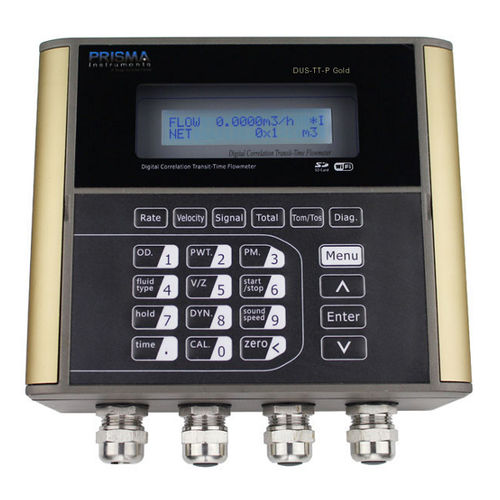 Расходомер время перехода ультразвуковой волны - DUS-TT-F Gold - Prisma Instruments - объемный / для воды / для химических продуктов