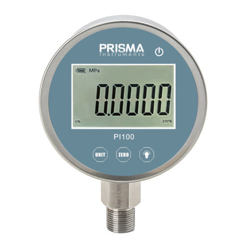 Манометр с дисплеем LCD - PI100 - Prisma Instruments - резьбовой / G 1/4 / NPT 1/4