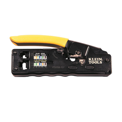 Пресс для зачистки и обжима для кабелей - VDV226-107 - Klein Tools - с ручным управлением / с рычагом / компактный