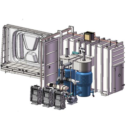 Машина для нанесения покрытий PVD - RTEP-6600 - Shanghai Royal Technology Inc. - термическим испарением / для металлизированной пленки / для покрытия алюминием