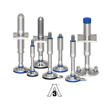 Ножка машины - 27 series - Martin Levelling Components - для питающего механизма / для аппарата / из нержавеющей стали