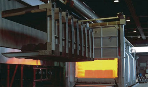 Печь с выдвижным подом - max. 1 315 °C - TERRUZZI - газовая