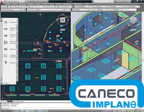 Программное обеспечение BIM - Caneco Implantation - ALPI - для проектирования электрических систем
