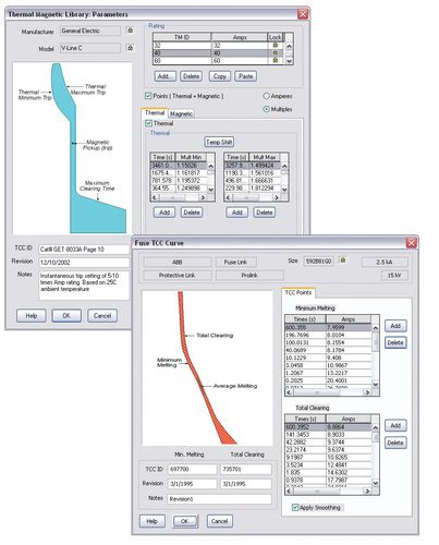 Библиотека программ - Protective Device Library - Etap