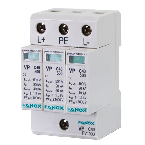 Молниеотвод для фотогальванической установки - VP C40 Series - FANOX ELECTRONIC - класс II / компактный / с варистором