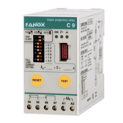 Реле защиты от перегрузки - C Series - FANOX ELECTRONIC - отсутствие фазы / для электрического двигателя / для монтажа на панели