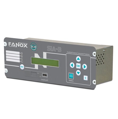 Защитное реле с автономным питанием - SIA-B STANDARD - FANOX ELECTRONIC - тока перегрузки / для монтажа на панели / конфигурируемое