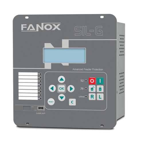 Защитное реле для фидера - SIL-G - FANOX ELECTRONIC - напряжения / тока / мощности