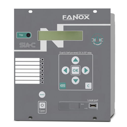 Защитное реле с автономным питанием - SIA-C - FANOX ELECTRONIC - замыкания на землю / тока перегрузки / RS485