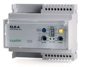 Защитное реле замыкания на землю - ELR-A - FANOX ELECTRONIC - для электрического двигателя / на DIN-рейке / модульное