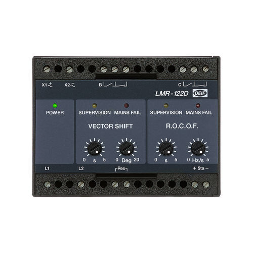 Защитное реле для генератора - LMR-122D - DEIF - на DIN-рейке