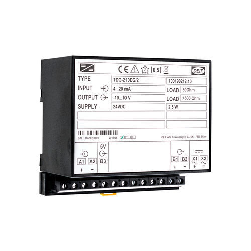 Преобразователь DC/DC на DIN-рейке - TDG-210DG - DEIF - понижающий / промышленный / изолированный