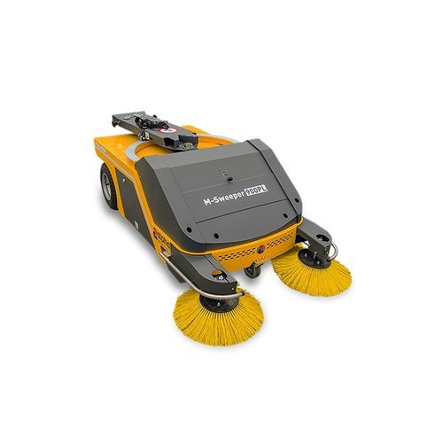 Подметальная машина с двигателем - M-Sweeper series - Alpha Technology - электрическая / для наружного применения / для интерьера