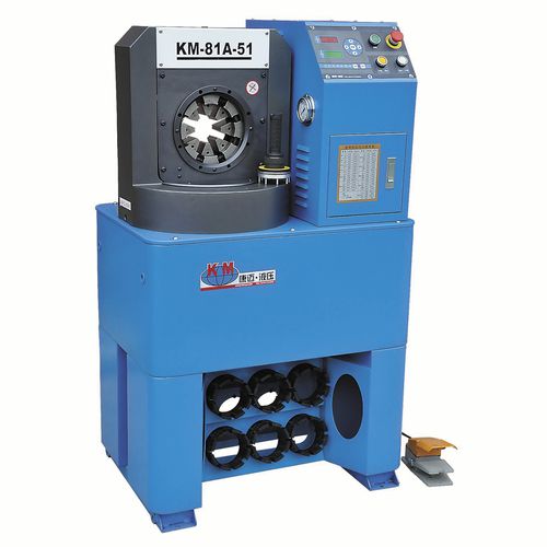 Опрессовочный станок для гибкого шланга - KM-81A-51 - Handanshi Kangmai Hydraulic Equipment Co. Ltd. - для гидравлического рукава / полностью автоматический / гидравлический