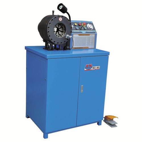 Опрессовочный станок для гибкого шланга - KM-91C-6 - Handanshi Kangmai Hydraulic Equipment Co. Ltd. - полуавтоматический / гидравлический / большая производительность