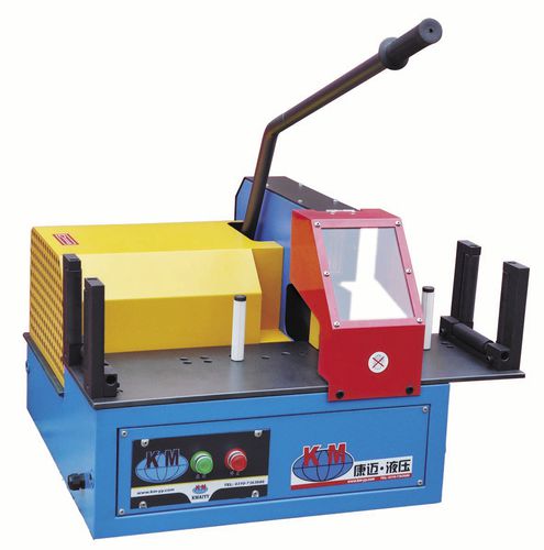 Станок для резки гибкого шланга - KM-S350B - Handanshi Kangmai Hydraulic Equipment Co. Ltd. - для лезвия / с ручной загрузкой / трехфазовый