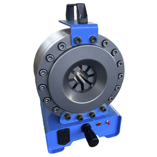 Опрессовочный станок для гибкого шланга - Handanshi Kangmai Hydraulic Equipment Co. Ltd. - для изогнутых соединений / с ручным управлением / гидравлический