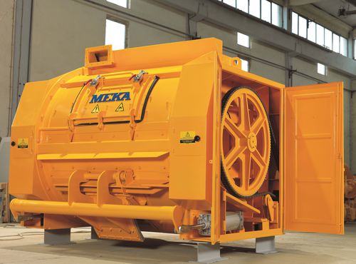 Лопастная мешалка - MB-S series - MEKA Crushing Screening and Concrete Batching Technologies - непрерывного действия / для твердых веществ / для бетона