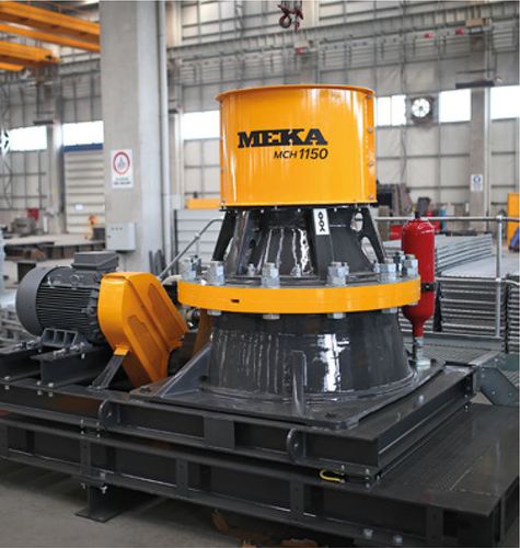 Конусная камнедробилка - MCH - MEKA Crushing Screening and Concrete Batching Technologies - стационарная / для производства песка / высокая производительность