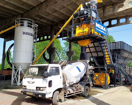 Стационарная бетоносмесительная установка - C30  - MEKA Crushing Screening and Concrete Batching Technologies - компактная / непрерывного действия