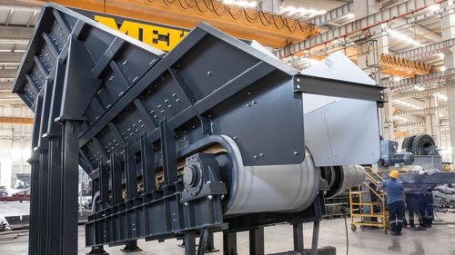 Горизонтальное подающее устройство - MEKA Crushing Screening and Concrete Batching Technologies - с фартуками / компактное