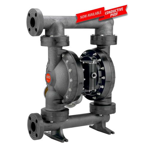 Насос с двойной мембраной - PD20E-FES-PAA ARO diaphragm pump conductive-PVDF - ARO, Ingersoll Rand - для химических продуктов / пневматический / самозаполняющийся