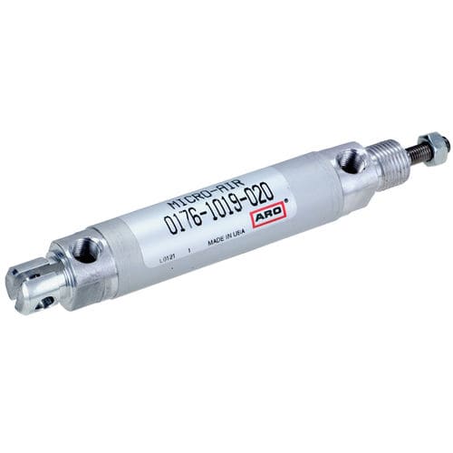 Пневматический цилиндр - Micro-Air series - ARO, Ingersoll Rand - двойного действия / из алюминия / из нержавеющей стали