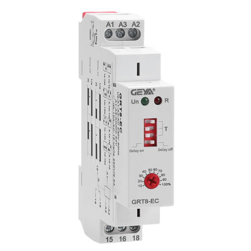 Реле времени с задержкой включения - GRT8-EC - Zhejiang Geya Electrical Co., Ltd - с задержкой выключения / монтируемое на DIN-рейке / для освещения