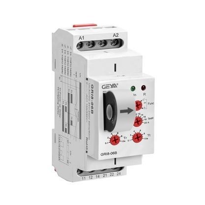 Реле для наблюдения тока - GRI8-06B - Zhejiang Geya Electrical Co., Ltd - 1NO/NF / AC/DC / двигатель