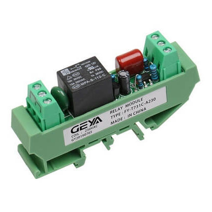 Модуль-реле DC - FY-T73 1C - Zhejiang Geya Electrical Co., Ltd - AC / для коммутации / на DIN-рейке