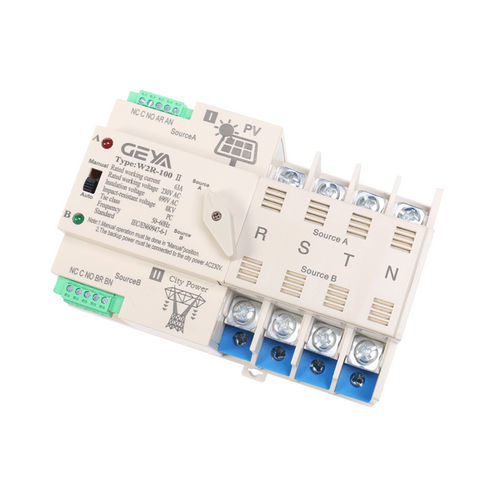 Автоматический блок автоматического переключения - W2R - Zhejiang Geya Electrical Co., Ltd - для резервного питания / компактный / 4 полюса