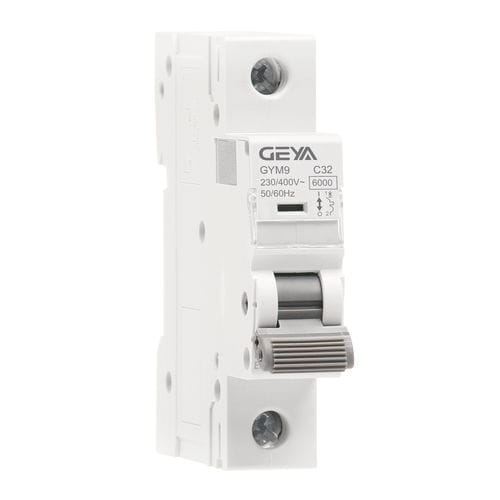 Миниатюрный выключатель - GYM9-6KA - Zhejiang Geya Electrical Co., Ltd - магнитно-термический / с защитой от короткого замыкания / для сверхнагрузки