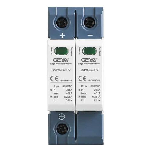 Коробка разрядника постоянный ток - GSP9-C40PV - Zhejiang Geya Electrical Co., Ltd - класс I / класс II / типа 1+2