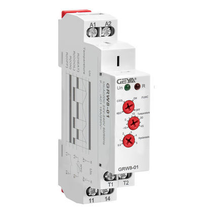 Реле для наблюдения для измерения температуры - GRW8 - Zhejiang Geya Electrical Co., Ltd - 1NO/NF / AC/DC / на DIN-рейке