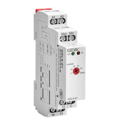 Реле для контроля уровень - GRL8 - Zhejiang Geya Electrical Co., Ltd - 1NO/NF / AC/DC / на DIN-рейке