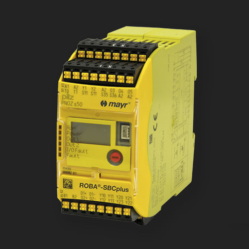 Безопасный контроллер тормоза - ROBA®-SBCplus - Chr. Mayr GmbH + Co. KG - на DIN-рейке