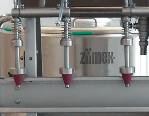 Ручная наполнительная машина - Zumex Food Engineering - для стеклянных бутылок / для бутылок из ПЭТФ / фруктовый сок