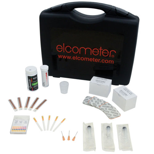 Испытательный набор загрязнения - E138----2 - Elcometer - качества / pH / с ручным приводом