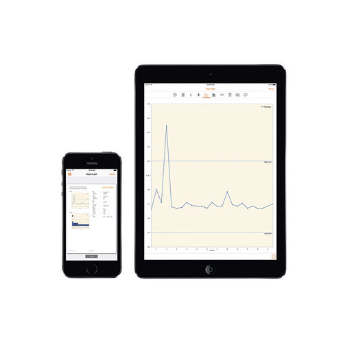 Мобильное приложение передачи данных - ElcoMaster® - Elcometer - для контроля / Android / iOS