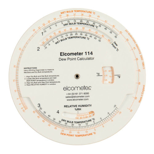Переносной прибор для измерения точки росы - G114----2 - Elcometer