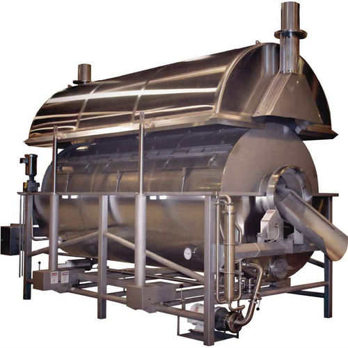 Ротационный бланширователь - Hughes Equipment - для овощей / для мяса / из нержавеющей стали
