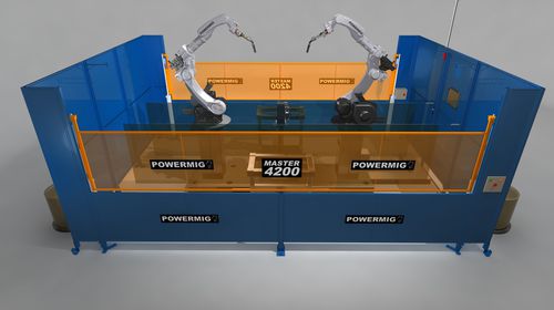 Роботизированная ячейка для сварки - MASTER 4200 - Powermig - для крупных деталей