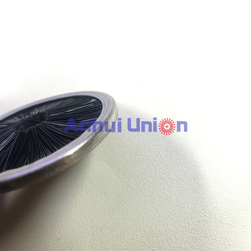 Дисковая щетка - Anhui Union Brush Industry Co., Ltd. - для уплотнения / защитная / из нержавеющей стали