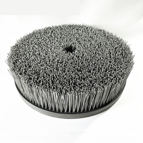 Дисковая щетка - Anhui Union Brush Industry Co., Ltd. - для галтовки / абразивная / с карбидом кремния