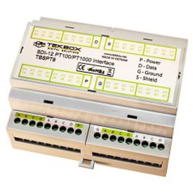 Аналоговый модуль входа/выхода - TBSPT8 - TEKBOX - 8 каналов / для датчика температуры / конфигурируемый