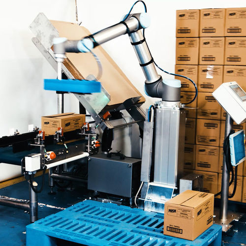 Роботизированная ячейка для палетирования - CCPS - Sinterpack - для автомобилестроения / для пищевой промышленности / с коллаборативным роботом